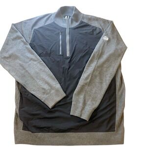 FootJoy FJ Men's Large 1/4 Zip Hybrid Golf Sweater Golf-core Chest Pocket